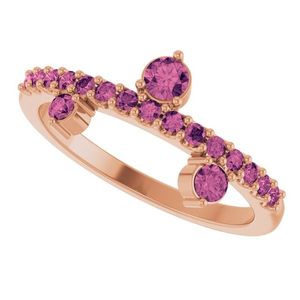 Stuller Men's Accented <b>14K</b> <b>Gold</b> <b>Ring</b> 72449:105P Gemstone Bezel Set Jewelry Fine Everyday Wear - Product Image 5