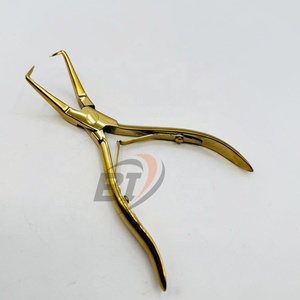 Stainless Steel Micro <b>Beads</b> Opener Plier Gold Plasma Hair Weaving Chinese Hair <b>Extension</b> Tools Custom Logo <b>Beads</b> Removal Pliers - Product Image 6