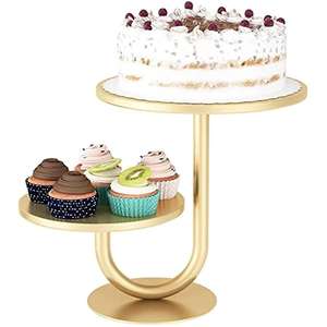 Trendy Topmost Factory Soporte de herramientas de pastel de madera redondo personalizable para pasteles y frutas Soporte de fruta de metal Suministros de decoración de pasteles - Product Image 6