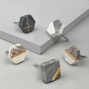 Boutons en marbre écologiques Art déco pour armoire, tiroir, meuble, quincaillerie, durables, de qualité supérieure, faits à la main, décoration d'intérieur, artisanat Exim - Product Image 1