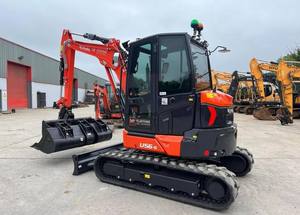 Mini-pelle U56-5 Kubota Poids de fonctionnement de 40 tonnes avec pompe hydraulique Liyuan Boîte de vitesses Composants de pompe moteur - Product Image 5