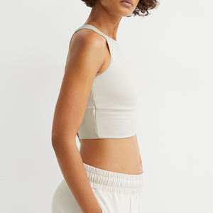 Logo personnalisé OEM soutien-gorge de sport tricoté à haute élasticité sans couture Jacquard gilet de yoga évacuant l'humidité soutien-gorge de yoga lulu GYM - Product Image 1