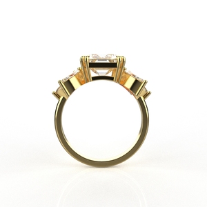 เครื่องประดับ avarta 14K Gold 5กะรัต Moissanite cocktail RING - Product Image 4