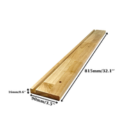 EFS-152 de tiroir en bois massif Panneau de tiroir en bois personnalisé Face d'armoire de qualité supérieure Panneau de tiroir en hêtre/chêne/noyer
