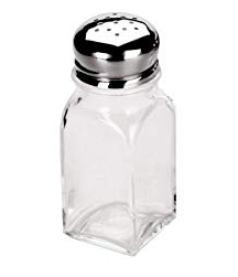 Glass and 18% stainless steel <b>salt</b> <b>shaker</b>, 75 ml. (Ibili 755100) - Product Image 1