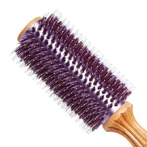 Brosse coiffante ionique pour usage professionnel en salon - Brosse à rouleaux Cellreborn Athens Goddess avec poils en bois et design ventilé - Product Image 6