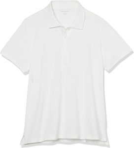 Polo à manches courtes pour femmes Essentials, en coton et élasthanne, imprimé numérique, disponible en grandes tailles, polo à manches courtes de qualité supérieure pour femmes - Product Image 6