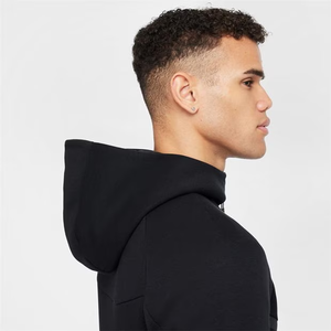 Unisex Oversized Pullover <b>Hoodie</b> with Front Pocket Heavyweight Fleece <b>Hoodie</b> for Men and Women In Black Color - Product Image 3
