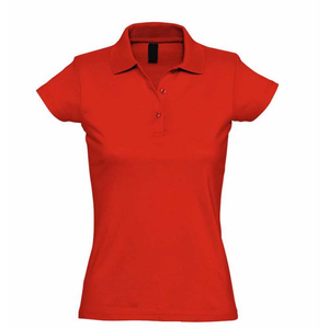 La última camiseta de Polo de manga corta estilo casual transpirable y cómodo diseño en blanco con impresión sublimada al por mayor para mujeres - Product Image 6