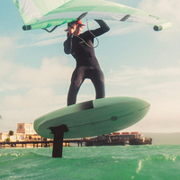 Moule privé personnalisé Oem Odm pour jeux d'eau planche de surf E-Foil Feuille d'aile hydroptère électrique en fibre de carbone 120L Wingfoil Board