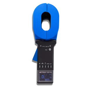 Testeur de résistance de terre de type pince numérique Metravi ETCR avec interface USB de courant de fuite et CET-09 de piles rechargeables - Product Image 1