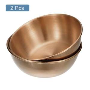 Bol de service en acier antique antique orné pour la présentation de table classique forme et taille personnalisées polies dorées - Product Image 1