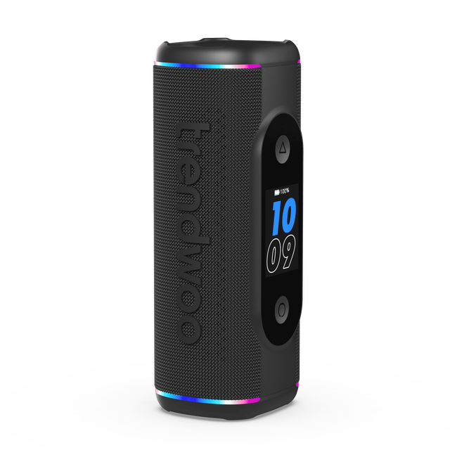 Portable Golf Speaker with Touchscreen, 10+ Hrs Battery, IPX6 Waterproof Outdoor Stereo Audio