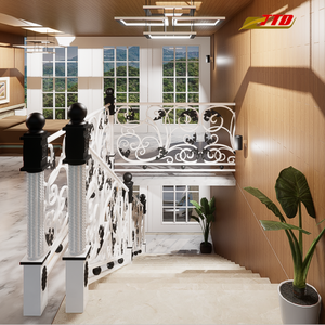 Barandilla de Escalera de Hierro de Alta Calidad y Piezas para Escaleras que Ofrecen una Construcción Duradera, Detalles Elegantes y un Valor Inmobiliario Mejorado - Product Image 5