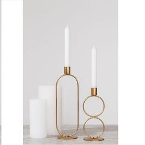 Bougeoir Bougeoir en métal pour l'éclairage et la décoration de la maison Ensemble Bougeoir décoratif élégant finition antique - Product Image 5