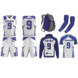 Maillots de basket-ball sans manches pour hommes sur mesure en gros, respirants, 100% polyester, séchage rapide, grande taille, nom d'équipe personnalisé, marque - Product Image 4