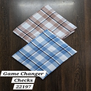 Tissu de chemise en pur coton de changeur de jeu de qualité supérieure à l'exportation motif teint en fil tissé pour les vêtements des garçons et des filles - Product Image 1