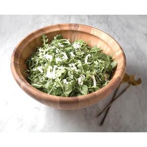 Tazón de Madera Personalizado al por Mayor para Ensaladas y Servir, Diseño Moderno para Bodas, Opciones de Tamaño Disponibles - Product Image 4