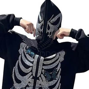 Conception personnalisée Sweats à capuche avec fermeture éclair intégraux personnalisés Vêtements décontractés Chauds Sweats à capuche avec fermeture éclair intégraux pour hommes - Product Image 6