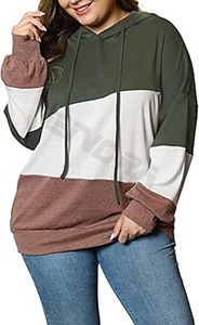 Sweat à capuche surdimensionné pour les grandes tailles Vêtements de sport chauds et confortables en plusieurs couleurs pour le printemps et le temps froid - Product Image 3