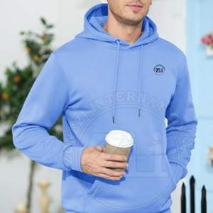 Drop Shoulder Hoodie Streetwear Pullover Hoodies para hombres Fabricante de ropa 400g 100% Sudaderas con capucha de algodón suave cálido Suelto - Product Image 3