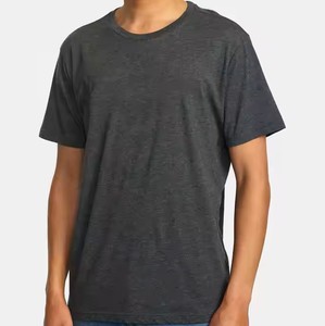 T-shirt décontracté d'été en toile respirante polyester/coton, uni, à manches courtes, doux et confortable, fabriqué au Pakistan, qualité supérieure - Product Image 5