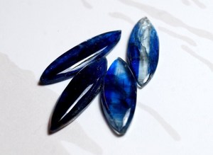 Kyanite Cabochon หินอัญมณีทรงมาคีไนต์ขัดเรียบแบบหลวมสวยงามสำหรับทำจี้ - Product Image 2
