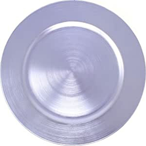Charger <b>Plate</b> Unique Latest Crystal Border Mirror Finished Metal Charger <b>Plate</b> Birthday Party Dinner Table <b>Decors</b> <b>Plate</b> - Product Image 5