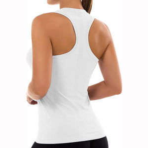 Débardeur personnalisé Offre Spéciale été femmes gilet logo personnalisé solide léger couleur sans manches femmes débardeur - Product Image 6