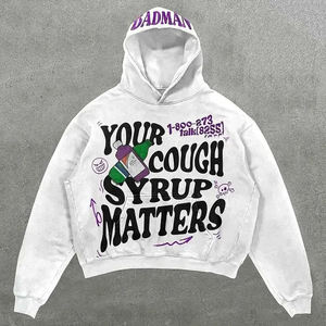 Sweat à capuche d'hiver thermique en polaire personnalisable de haute qualité, conception de sérigraphie, teint uni - Product Image 2