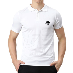 Polos de hombre de alta calidad 100% algodón, manga corta, diseño personalizado compatible con la venta - Product Image 1