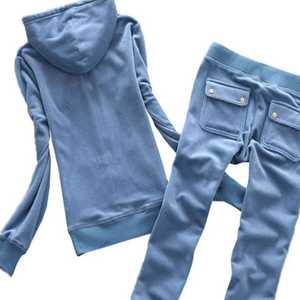 Custom Velvet <b>Women</b> Tracksuit/ Velvet Track Suit <b>for</b> <b>Women</b> Heavy <b>Weight</b> Tracksuit. - Product Image 5