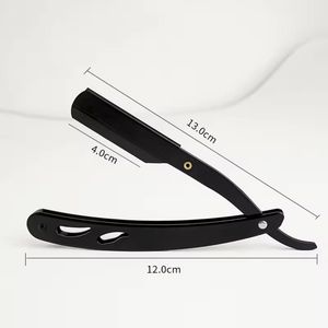 Professional Barber Straight <b>razor</b> for <b>Men</b> Stainless Steel Barber Cutthroat <b>Razor</b> Folding Manual Shaving Knife Hair Removal Tool - Product Image 3