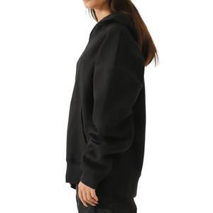 Sweat à capuche surdimensionné confortable pour femmes, velours d'hiver, logo sur le devant, coton doux, manches bouffantes, coupe ample, manches longues, streetwear, vêtements décontractés - Product Image 2