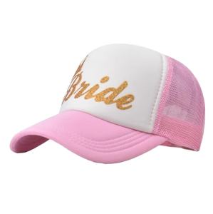 Gorra de béisbol de malla deportiva estampada de moda al por mayor 2026 - Gorra unisex ajustable 100% poliéster personalizada para playa y exteriores - Product Image 1