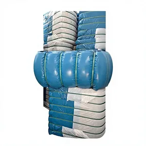 Feutre technique en fil mélangé coupé sur mesure, fibres effilochées 90 mm, 100 % PES pur, fil BCF, écologique pour applications de construction - Product Image 3