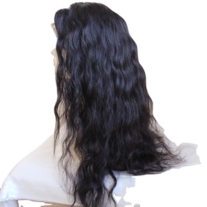 Perruque frontale en dentelle douce avec style vague profonde 150% 180% densité longs cheveux brésiliens bruts vietnamiens perruques en cheveux humains en dentelle Full HD - Product Image 1