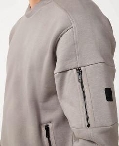 Alta calidad algodón liso peso pesado en blanco de gran tamaño Unisex personalizado hombres de talla grande hombres pulóver transpirable algodón sudadera - Product Image 4