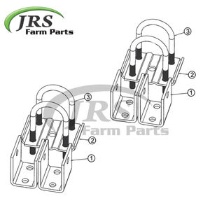 Kit de suspension tandem pour remorque moyenne du fabricant agricole JRS et de l'exportateur Pièces de machines agricoles d'Inde - Product Image 4
