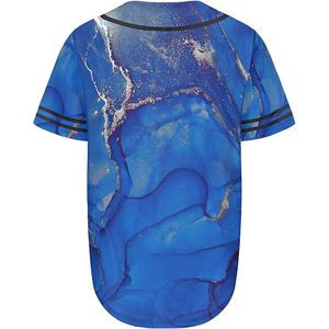 Maillots de baseball OEM pour hommes, chemises boutonnées à manches courtes, uniformes sportifs hipster hip-hop, maillots de baseball personnalisés vierges - Product Image 2