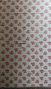 Mantel de algodón estampado floral bloque estilo bohemio hecho a mano para inauguración de la casa - Product Image 4