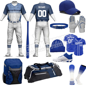 Kits completos de uniformes de béisbol por sublimación, poliéster hecho, paquete completo, ropa deportiva, kits de uniformes de softball con nombre y número personalizados - Product Image 2