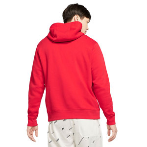Sweat-shirt à capuche unisexe en molleton épais avec poche à épaules tombantes, pull-over brodé à capuche pour l'impression numérique d'hiver - Product Image 6