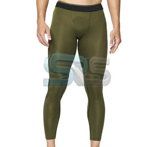 Leggings de Compresión Personalizados con Logotipo para Hombre, Pantalones de Entrenamiento de Secado Rápido para Gimnasio, Deportes y Correr - Product Image 2