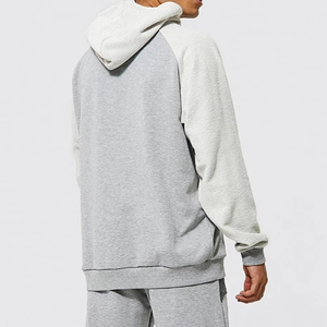 Haute qualité bouffée impression sérigraphie en vrac sweats à capuche blanc surdimensionné Streetwear vente bases coton mélangé automne tricoté - Product Image 3