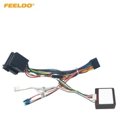 Harnais de câblage Audio Android 16 broches avec boîte Canbus pour Opel Corsa 07 ~ 14 fil d'installation stéréo du marché secondaire