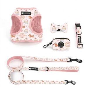 Coleira Peitoral de Neoprene para Cães Pequenos, Coleira Ajustável Tipo Colete para Cães, Coleira Personalizada para Dachshund, Fornecedor OEM de Coleiras para Cães - Product Image 1