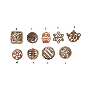 ที่รองแก้วไม้รูปนกฮูกทำด้วยมือตกแต่งลายสัตว์แบบชนบทแผ่นรองเครื่องดื่มสำหรับป้องกันชากาแฟและบนโต๊ะ - Product Image 3