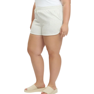 Shorts de Yoga de Talle Grande con Cordón Ajustable, Tela Elástica Suave, Ajuste Ajustable, Ropa Deportiva Cómoda para Mujer - Product Image 5