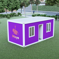 2025 Une Chambre Mini Préfabriqué 20 Pieds Bureau Moderne Modulaire Capsule Pack Plat Conteneur Maison avec Salle de Bains et Cuisine